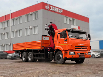 Бортовой КАМАЗ 65115 с КМУ SUNHUNK К238-4 (сп/место)_0